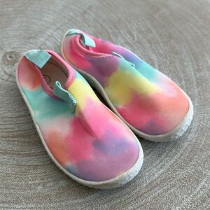 Tie dye water shoes toddler size 7